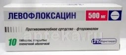 LEVOFLOKSASIN 0,5 tabletkalari N10