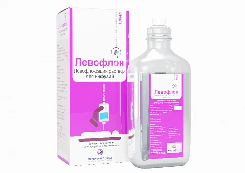 LEVOFLON inyeksiya uchun eritma 100ml 500mg/100ml