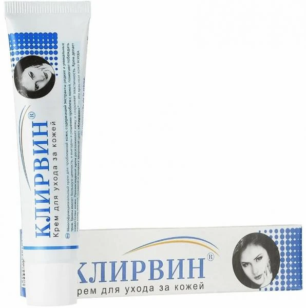 Крем "Клирвин" от прыщей и шрамов