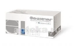 FENAZEPAM 0,001 tabletkalari N50