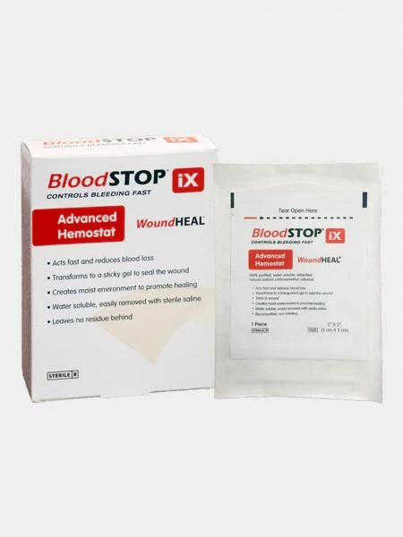 Izdelie gemostaticheskoe absorbiruyushee BloodSTOP®iX 2" x 2" (5 cm x 5 cm) №1 SSHA