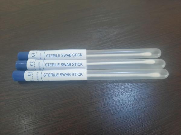 Пробирка пластиковая с Зонд тампоном СВАБ размер 150х13 мм стерильно.