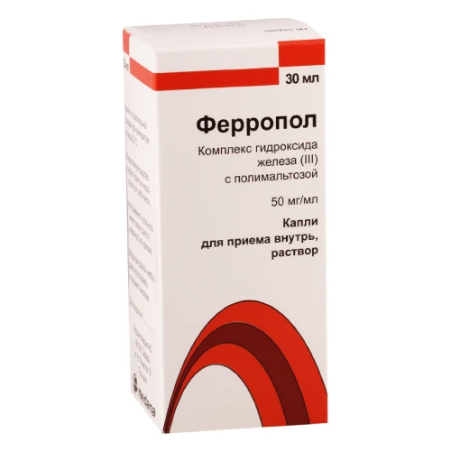 FERROPOL tomchilar dlya priema vnutr 30ml 50mg/ml