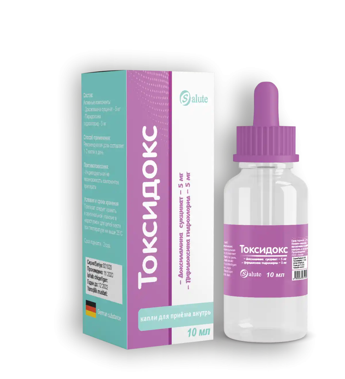 Toksidoks tomchilar 10ml