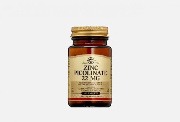 Sink pikolinat Solgar Zinc Picolinate 22mg (100 d)