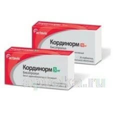 КОРДИНОРМ 0,01 таблетки N30