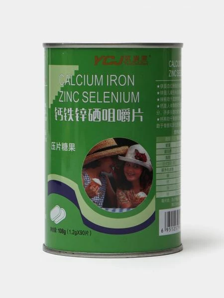 Таблетки с кальцием, железом, цинком, селеном