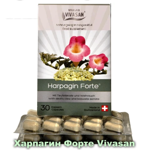 Харпагин Форте для суставов Vivasan, Швейцария