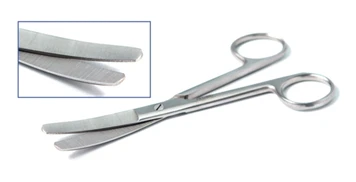 Ножницы тупоконечные вертикально-изогнутые 140 мм