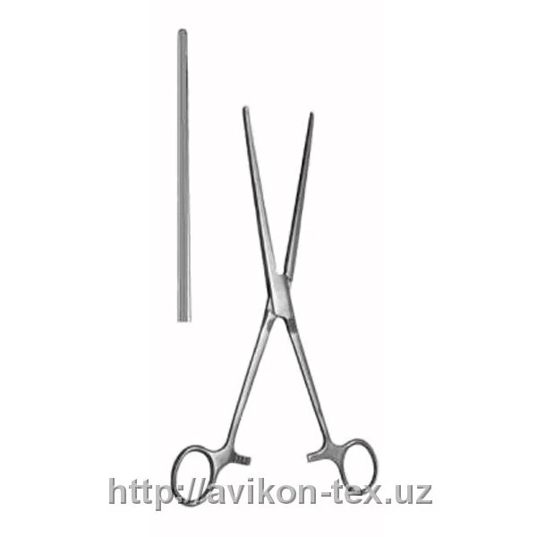 Зажим кишечный жесткий 148/50