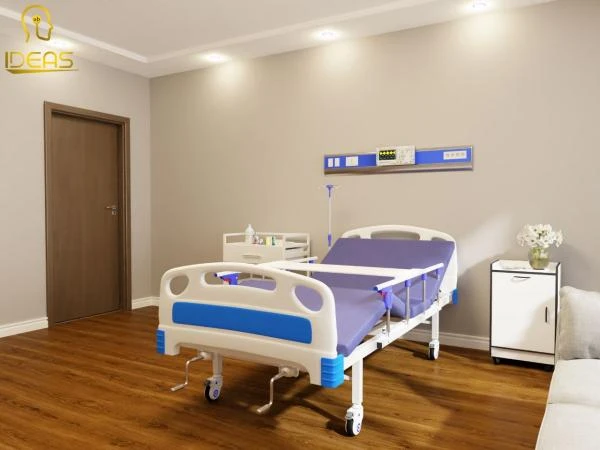 Двух секционная Медицинский Кровать