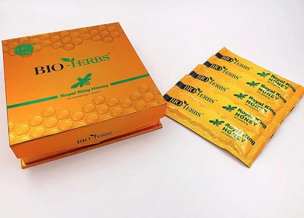 Erkaklar kuchi uchun Qirollik asal Royal King Honey Bio-Herbs