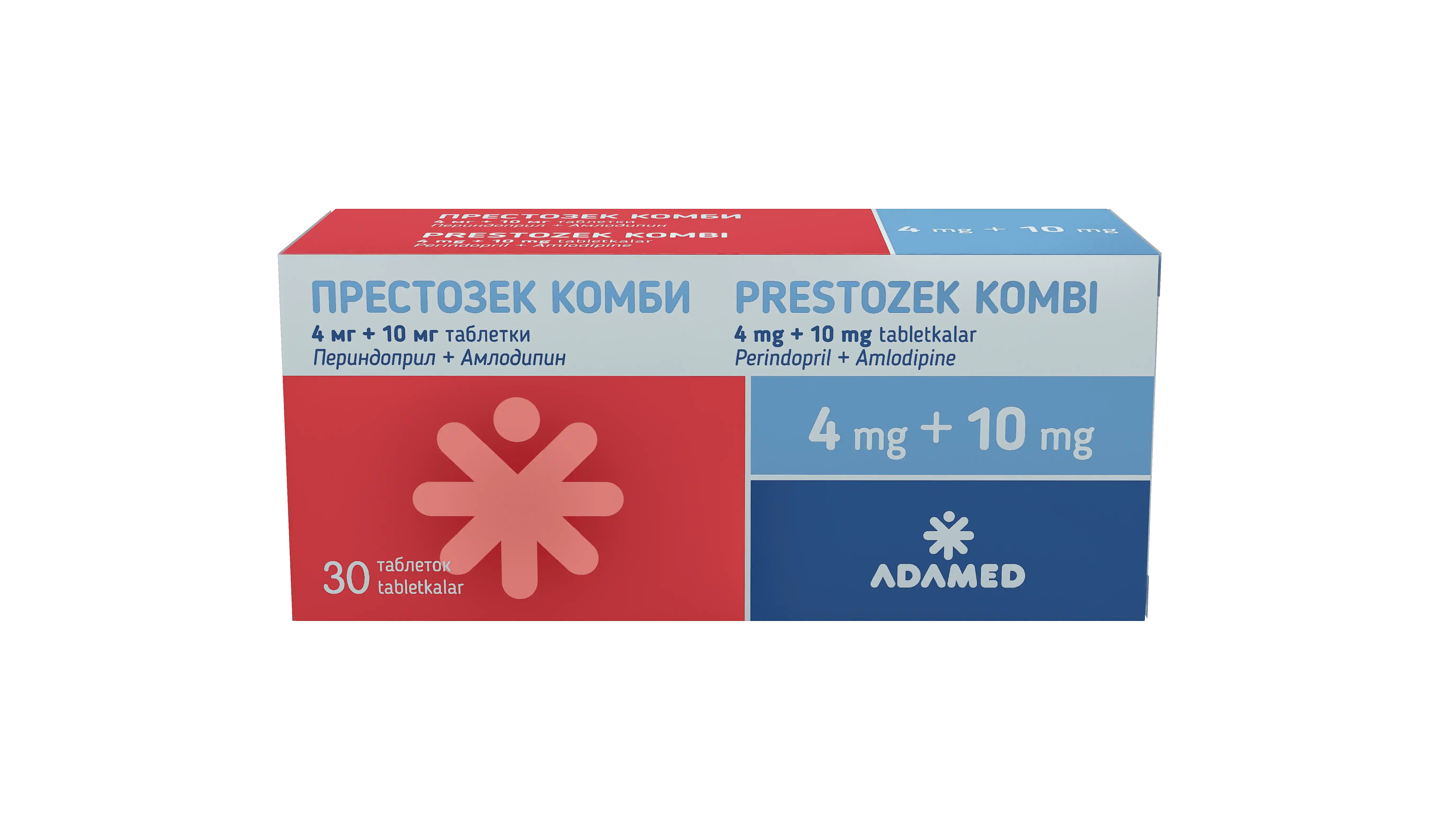 PRESTOZEK KOMBI tabletkalari 4mg+10mg N30