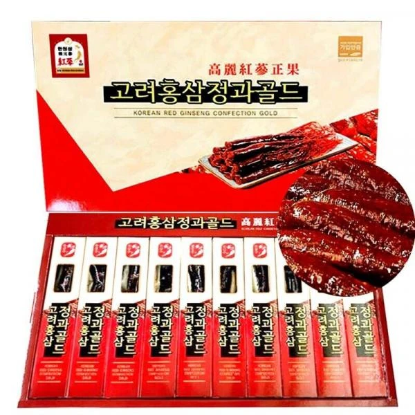 Цукаты с красным корейским женьшенем Confection Gold