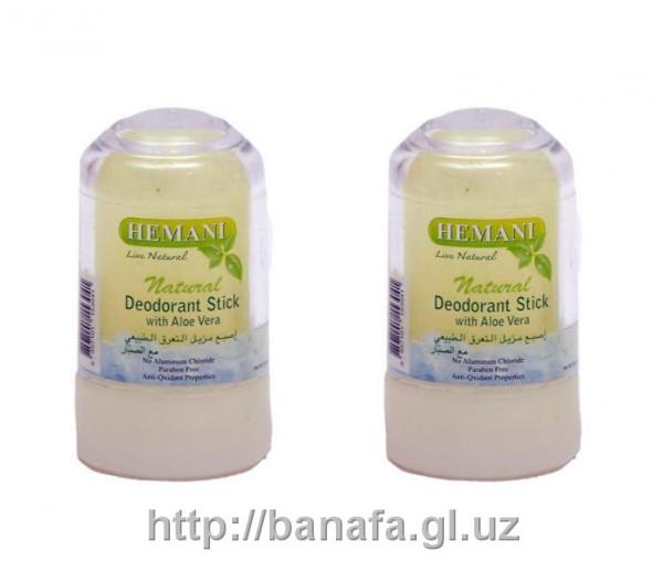 Минеральный дезодорант антиперспирант Hemani