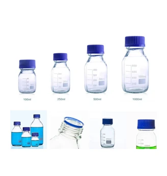 Bitiruvchi suyuq reagentlar uchun shisha (100-10000) ml