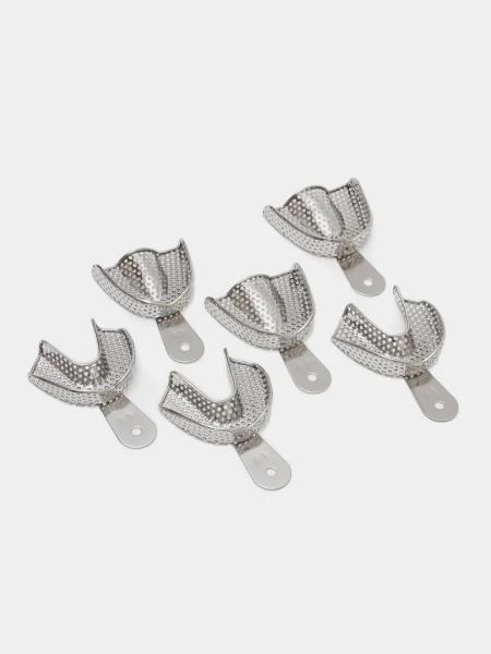 Слепочные ложки из нержавеющий стали Impression tray set from Stainless steel (L,M,S 6 pcs)