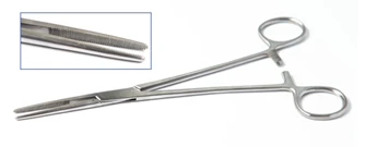 Зажим кровоостанавливающий по Келли, прямой 160 мм