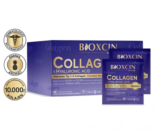 Bioxcin's Beauty gialuron kislotasi bilan kollagen