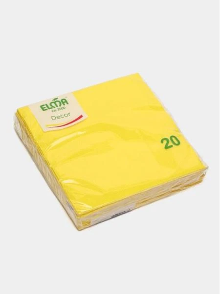 Салфетки Elma 33х33 Сlassic (230) (желтые)