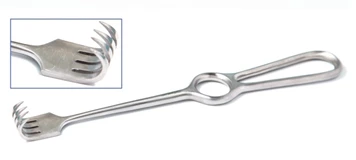 Крючок хирургический острый четырехзубый №2 200 мм