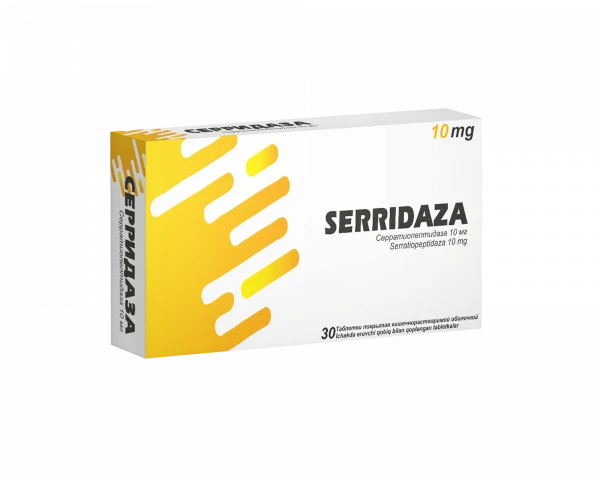 SERRIDAZA tabletkalari 10mg N30