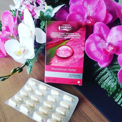 Glyukoxon Forte dlya vosstanovleniya sustavov Vivasan Shveysariya