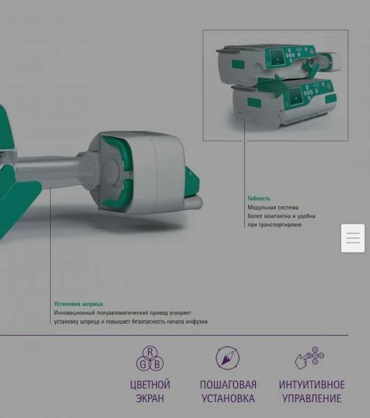 Shprisevoy nasos Perfusor Compact Plus