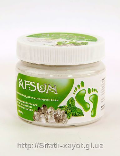 Krema dlya nog "ot pota 100 ml" i "zajivlyayushiy 50 ml"