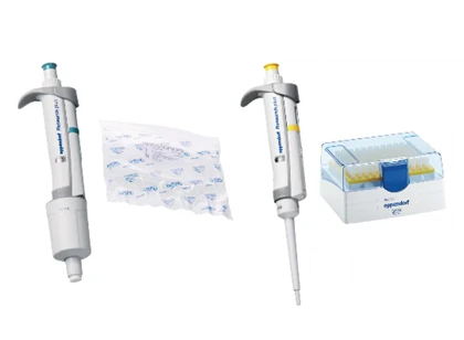 Дозатор Eppendorf Research(R) plus 1-канальный c регулируемым объемом, разных цветов