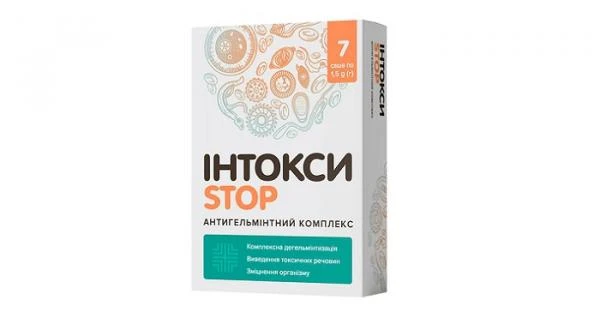 INTOKSI STOP ot parazitov i glistov: effektiven protiv vsex vidov!