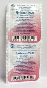 ДИБАЗОЛ УБФ 0,02 таблетки N10