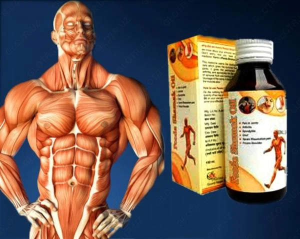 Qo'shimchalar va tana mushaklari uchun Ayurveda yog'i Peeda Shamak Oil