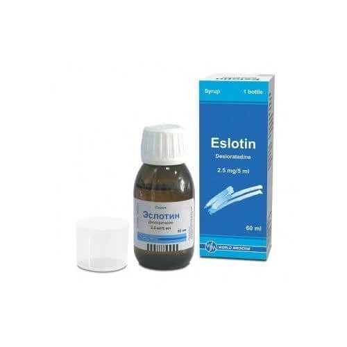 ESLOTIN sirop 60ml 2,5mg/5ml N1