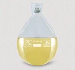 Колба испарителя грушевидной формы, боросиликатное стекло 3.3