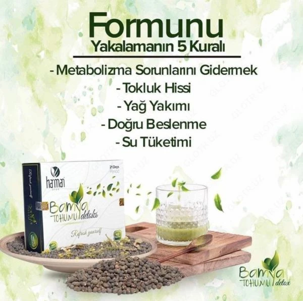Bamya urug'i aralashmasi Detoks 2 quti (Turkiya)