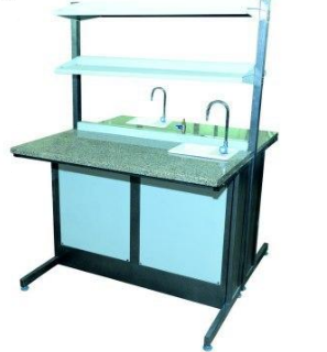 Стол лабораторный (островной)