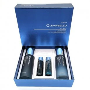 Мужской антивозрастной набор cleanbello homme anti-wrinkle set (150г +30г +150г + 30г) 5583 Deoproce (Корея)