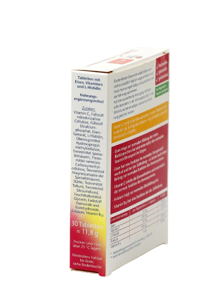 DOPPELGERS AKTIV JELEZO+ S+GISTIDIN+FOLIEVAYA KISLOTA tabletkalari N30