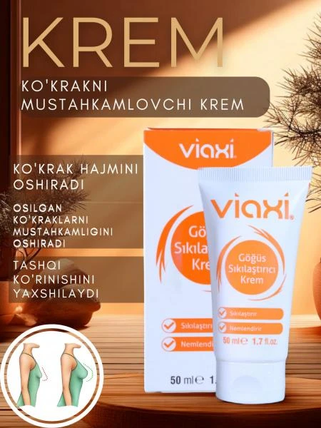 Viaxi увеличение груди, укрепление груди,антивозрастной крем, Турция