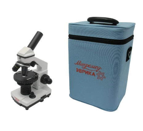 Mikroskop shkolniy Evrika 40x-1280x v tekstilnom keyse