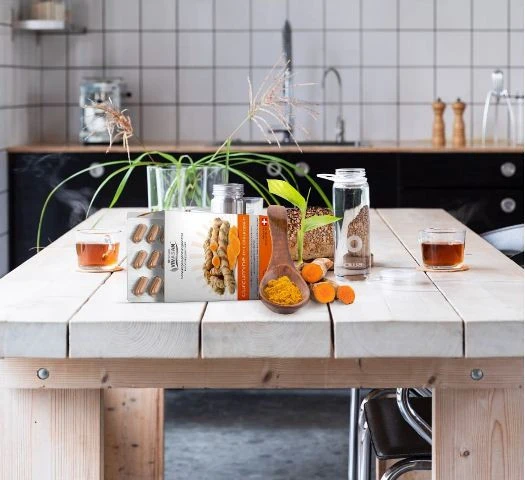 Капсулы Куркумин с олеуропеином Vivasan, Швейцария