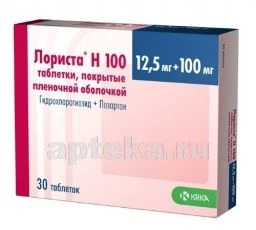 LORISTA N 100 tabletkalari 0,0125g+0,1g N30
