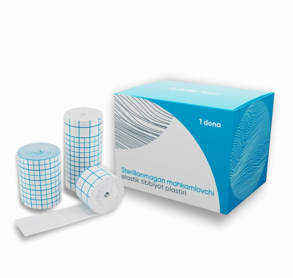 Эластичный фиксирующий медицинский пластырь