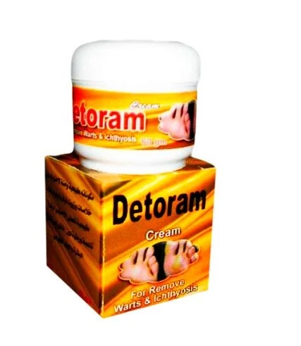 Крем от лишая и грибка на пальцах "Detoram"75 мл