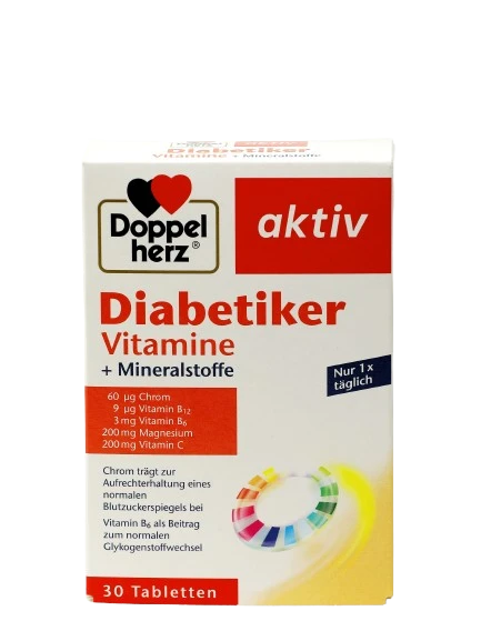 DOPPELGERS AKTIV VITAMINI PRI DIABETE tabletkalari N30