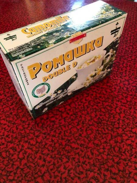 Romashka rastvorimaya s balzamom Double D v upakovke po 20 pachek