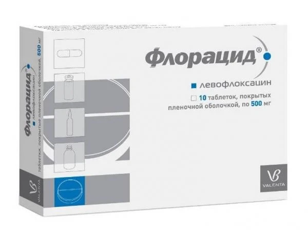 ФЛОРАЦИД 0,5 таблетки N5