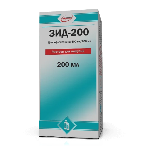ZID 200 infuziya uchun eritma 100ml 400mg/100ml