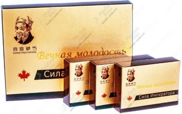 Erektsiyani yaxshilash uchun dori Abadiy yoshlik - imperatorning kuchi